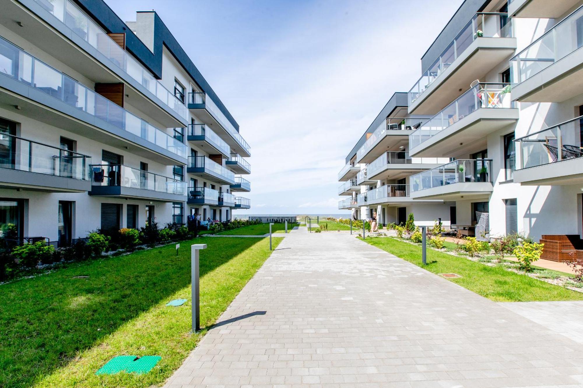Apartament Linia Komfortu Gardenia Dziwnow Z Widokiem Na Morze Epapartamenty Exteriör bild